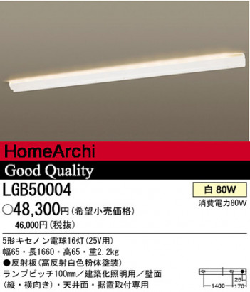 ѥʥ˥åŹPANASONICŷľշľշּշǮƥ饤ȡLGB50004  