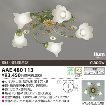 �������߾�����KOIZUMI��ilum �����ǥꥢ������ץȥ�塡AAE480113