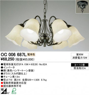 ODELIC �����ǥ�å� OC006687L OC006687L �����ǥꥢ �ָ��� �ŵ���ָ���EFA ���饷�å������쥬���|�ʥ����롦����ȥ꡼ �ѥ֥�å� �����ǥꥢ ������ 8��10��|�����ǥꥢ ������ �ָ���