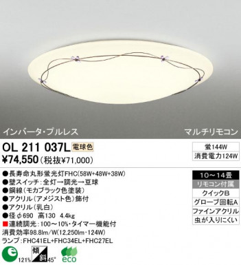 ODELIC �����ǥ�å� OL211037L OL211037L ������󥰥饤�� �ָ��� Ĺ��̿�ݷ��ָ���FHC(58W+48W+38W) ����ץ�����|���饷�å������쥬���|�ʥ����롦����ȥ꡼ �ץ饤�١���|�ѥ֥�å� ������󥰥饤�� ������ 10��14��|������󥰥饤�� ������ �ָ���|������󥰥饤�� ��ǽ�� ��⥳����