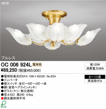 ODELIC �����ǥ�å� OC006924L OC006924L �����ǥꥢ �ָ��� �ŵ���ָ���EFA ����ץ�����|���饷�å������쥬��� �ѥ֥�å� �����ǥꥢ ������ 8��10��|�����ǥꥢ ������ �ָ���