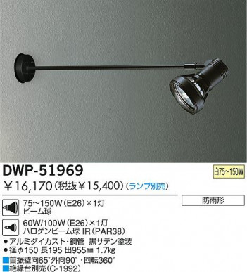 DAIKO �������� ����ŵ� ��Ǯ�������ȥɥ����ݥåȥ饤�� �����ȥɥ����ݥå� DWP-51969