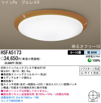 �ѥʥ��˥å��Ź� PANASONIC ������󥰥饤�� HSFA5173 ���������Ϣ ������󥰥饤��
