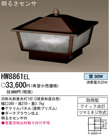 �ѥʥ��˥å��Ź� PANASONIC �������ƥꥢ�饤�� HW8861EL ���������Ϣ �������ƥꥢ�饤�� 591��600