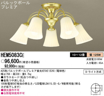 Panasonic �����ǥꥢ HEM5083CE �ᥤ��̿�