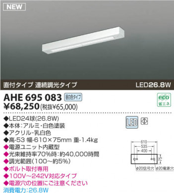 ߾ KOIZUMI LED١饤 AHE695083  LED򿧥ס LED koizumi ahe695083