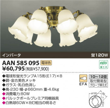 �������߾��� KOIZUMI �ָ��������ǥꥢ AAN585095 ���β���