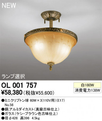 ODELIC �����ǥ�å� ������󥰥饤�� OL001757�ߥ˥���ץȥ�� odelic ol001757