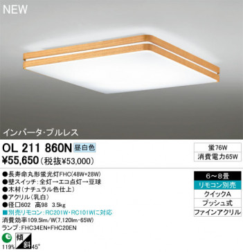 ODELIC �����ǥ�å� ������󥰥饤�� OL211860N odelic ol211860n