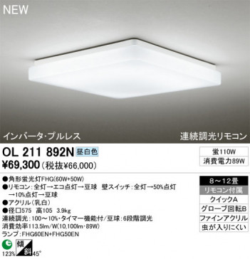 ODELIC �����ǥ�å� ������󥰥饤�� OL211892N odelic ol211892n