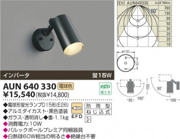 ߾ KOIZUMI ȥɥݥå AUN640330 β