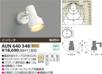 �������߾��� KOIZUMI �����ȥɥ����ݥå� AUN640348 ���β���