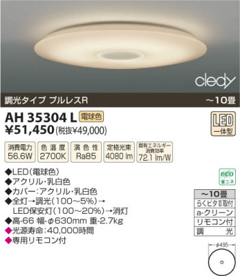 �������߾��� KOIZUMI LED������� AH35304L ���β���