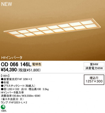 ODELIC �١����饤�� OD066146L