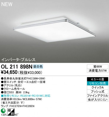 ODELIC ������� OL211898N