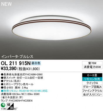 ODELIC ������� OL211915N