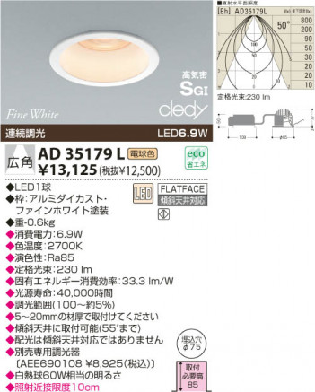 KOIZUMI LED�ⵤ̩SG��������饤��  AD35179L