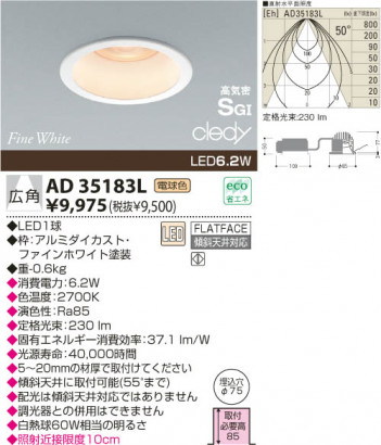 KOIZUMI LED�ⵤ̩SG��������饤��  AD35183L