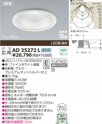 KOIZUMI LED�ⵤ̩������饤�� AD35272L