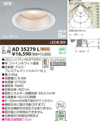 KOIZUMI LED�ⵤ̩������饤�� AD35279L
