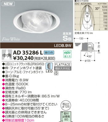KOIZUMI LED��˥С����������饤�� AD35286L