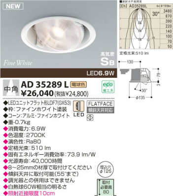 KOIZUMI LED��˥С����������饤�� AD35289L