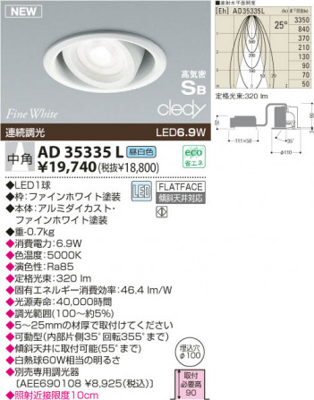 KOIZUMI LED��˥С����������饤�� AD35335L