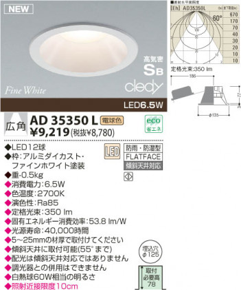 KOIZUMI LED�ⵤ̩������饤�� AD35350L