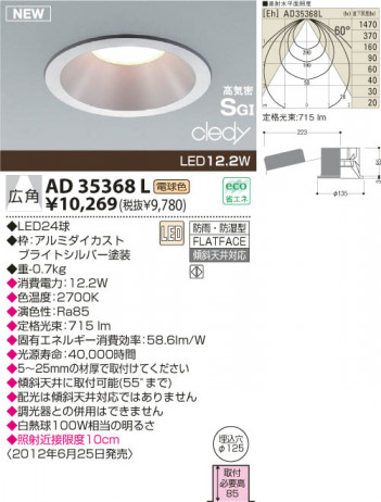 KOIZUMI LED�ⵤ̩������饤�� AD35368L