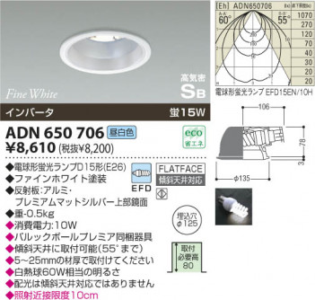 KOIZUMI �ⵤ̩������饤�� ADN650706