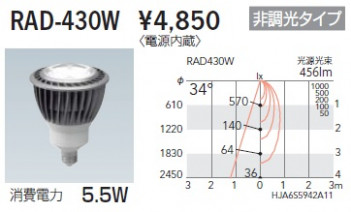 ��ƣ���� ENDO LED ���� RAD-430W �ᥤ��̿�