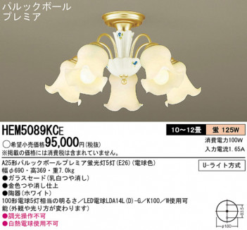 Panasonic �����ǥꥢ HEM5089KCE �ᥤ��̿�