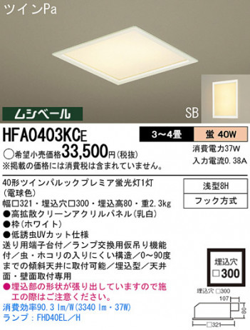 Panasonic ������� HFA0403KCE �ᥤ��̿�
