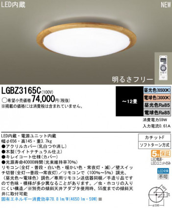 Panasonic LED ������� LGBZ3165C �ᥤ��̿�