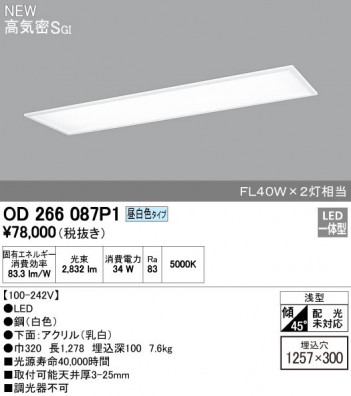 ODELIC ǥå 󥰥饤 OD266087P1 ᥤ̿