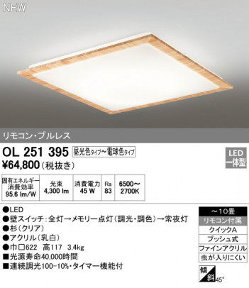 ODELIC ǥå 󥰥饤 OL251395 ᥤ̿