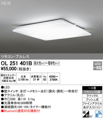 ODELIC ǥå 󥰥饤 OL251401B ᥤ̿