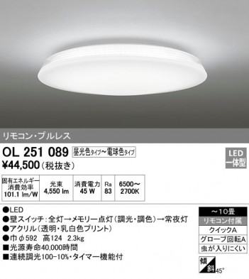 ODELIC ǥå 󥰥饤 OL251089 ᥤ̿