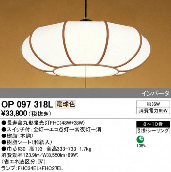 ODELIC �����ǥ�å� �ڥ����ȥ饤�� OP097318L �ᥤ��̿�