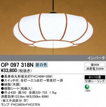 ODELIC �����ǥ�å� �ڥ����ȥ饤�� OP097318N �ᥤ��̿�