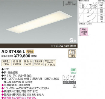 �������߾��� KOIZUMI ������ LED AD37486L ���β���