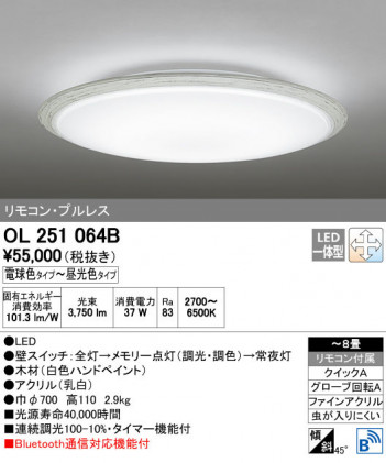 ODELIC �����ǥ�å� ������󥰥饤�� OL251064B ñ�ʲ���