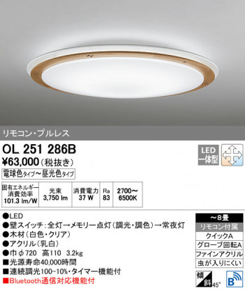 ODELIC ǥå 󥰥饤 OL251286B ñʲ