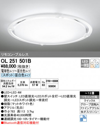 ODELIC �����ǥ�å� ������󥰥饤�� OL251501B ñ�ʲ���