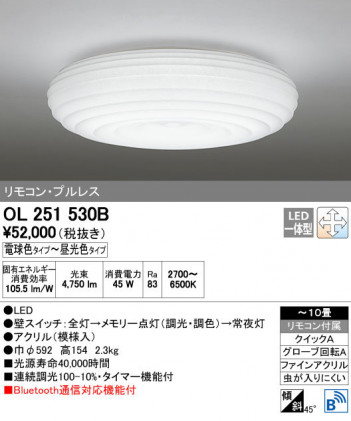 ODELIC �����ǥ�å� ������󥰥饤�� OL251530B ñ�ʲ���