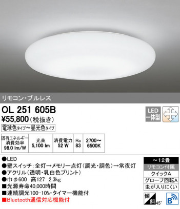 ODELIC �����ǥ�å� ������󥰥饤�� OL251605B ñ�ʲ���