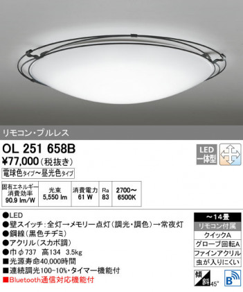 ODELIC �����ǥ�å� ������󥰥饤�� OL251658B ñ�ʲ���