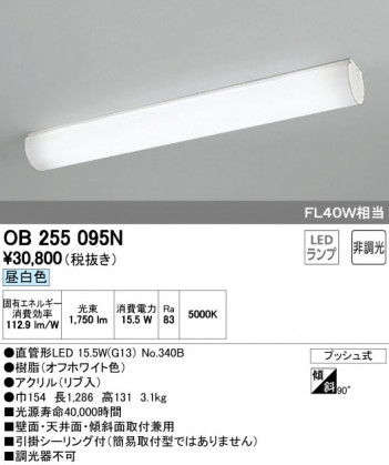 ODELIC �����ǥ�å� �١����饤�� OB255095N �ᥤ��̿�