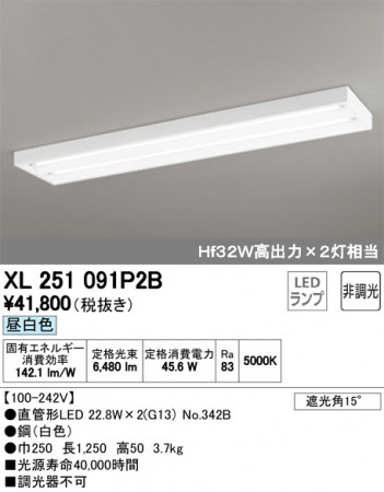 ODELIC �����ǥ�å� �١����饤�� XL251091P2B �ᥤ��̿�