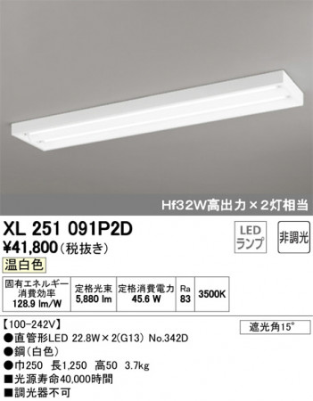 ODELIC �����ǥ�å� �١����饤�� XL251091P2D �ᥤ��̿�